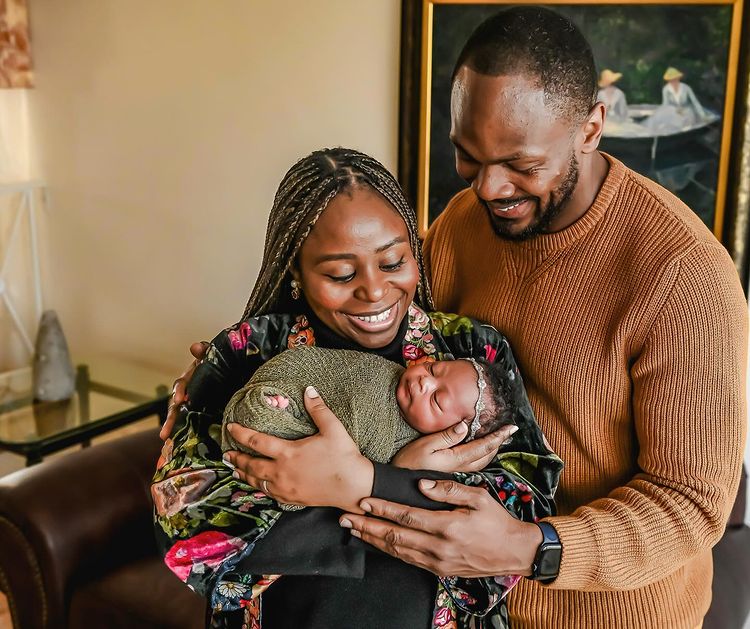 Etim Effiong and wife, Toyosi welcome third child