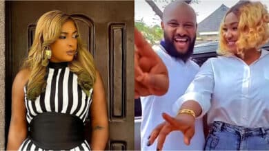 "Happily inside bottle, I love how you punish and pepper them” - Blessing CEO hails Yul Edochie and Judy Austin