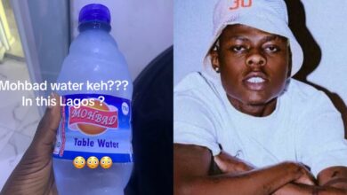 "E come cold like mortuary" - Controversy erupts as 'Mohbad Water' emerges in Lagos markets