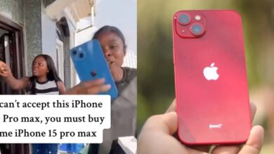 "iPhone 13?, for what? - Nigerian girlfriend rejects iPhone 13 Pro Max gift, demands iPhone 15 Pro Max from boyfriend
