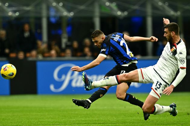 Inter Milan edge Genoa 2-1 to extend lead in Serie A title race