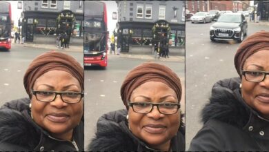 "Evidence choke" - Excited mother shows off London street in UK