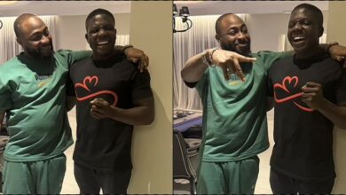 Driver bursts into tears as he meets Davido for the first time