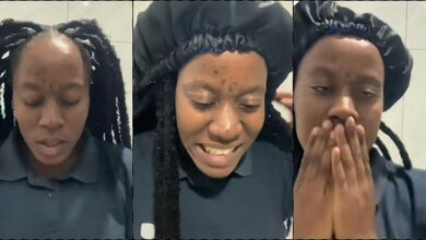 Lady cries for help after investing money on spider-legs looking braids