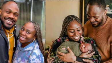 Etim Effiong and wife, Toyosi welcome third child