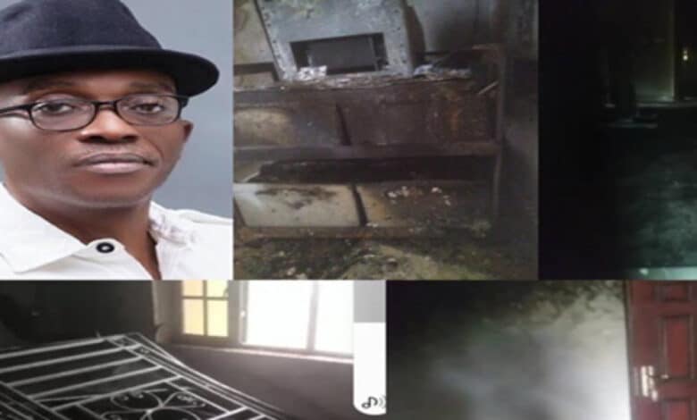 National chairman of Labour Party, Abure and family rushed to hospital after fire gutted his house in Abuja