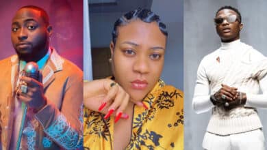 Davido reacts after Nkechi Blessing revealed reason behind beef between Davido and Wizkid