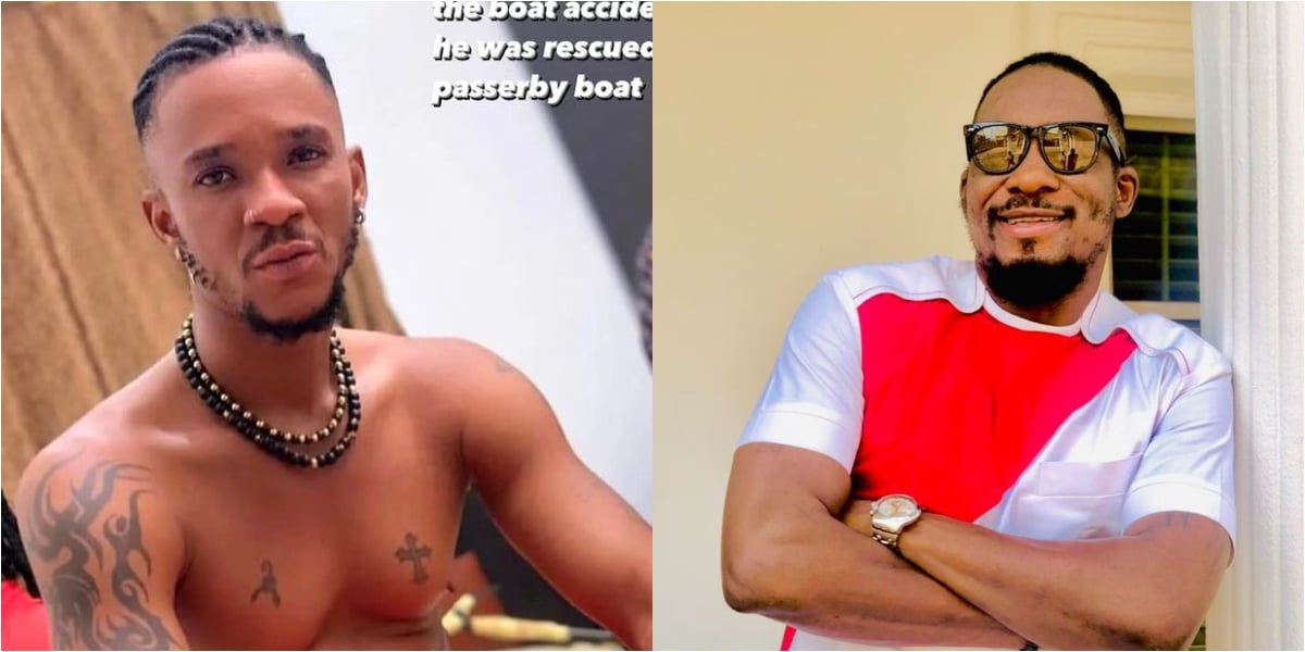 Actor Tochukwu narrates how he poured 'Fanta' into river before boarding and how boat carrying Junior Pope and others capsized