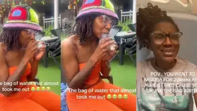 “I nearly lost my life after drinking pure water in Nigeria” — US based lady reveals