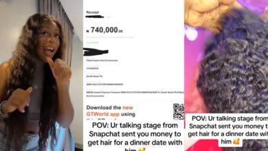 Nigerian man sparks jealousy, sends Snapchat lady ₦740k for brand new wig ahead of dinner date