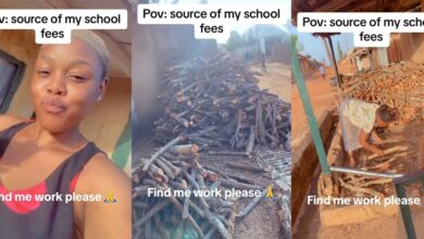 Nigerian lady proudly shows off her hardworking mother, reveals the source of her school fees