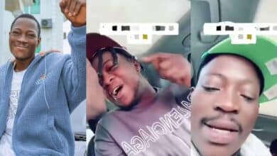 "This is disgusting" – Outrage as DJ Chicken is captured exchanging kisses with male friend