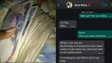 Lady blasts man for failing to give her 'just N50K' for birthday photoshoot