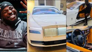 First video of Davido’s $500K 2024 Rolls Royce Spectre surfaces