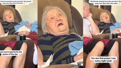 Elderly woman dies two days after claiming to have met God, reveals their full conversation