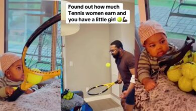 Nigerian father begins tennis training for daughter after learning about high earnings for female players