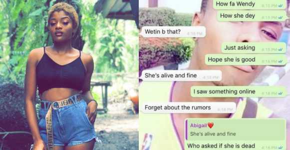 Update: Nigerian video vixenâ€™s boyfriend reacts, says Wendy is alive and theyâ€™re trying to extort him