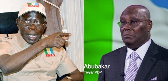 â€œAtiku said he will sell Nigeria. He has said that he will sell the NNPC if elected president.â€â€“ Adams Oshiomhole tells Nigerians