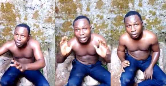 Pastor Stripped And Beaten Mercilessly After Allegedly Sleeping With Married Church Members In Benin (Photo+Video)