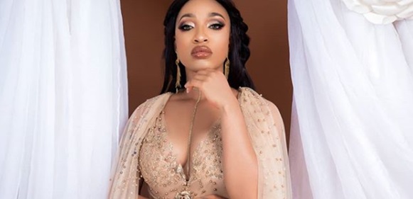 Tonto Dikeh forbids getting back with Churchill after a follower prayed that they would