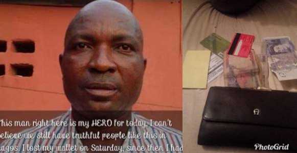 Unemployed man returns missing wallet with Pounds and Nairas notes to the owner in Lagos