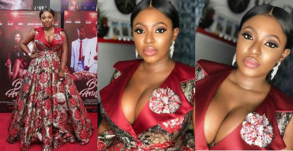 Fans blast Yvonne Jegede for revealing her cleavage (Photos)