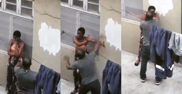 JAMB lesson teacher seen assaulting one of his female students in Lagos (video)