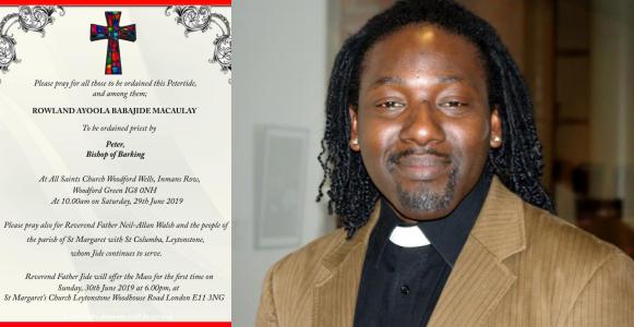 Nigerian gay man set to be ordained an Anglican priest