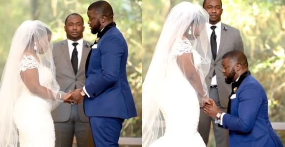Nigerian groom delivers an emotional wedding vows to his bride (Video)
