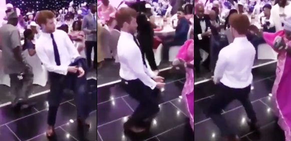 White man steals the show as he dances to the beat of Yoruba songs 