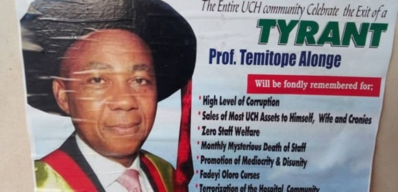 See The Savage And Terrible Way Staff Of UCH Celebrated The Retirement Of Their Chief Medical Director Temitope Alonge