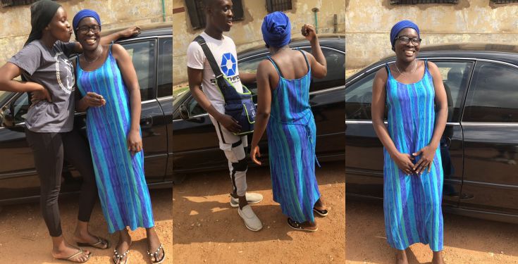 21-year-old Nigerian man surprises his mum with a car on her birthday (Photos)