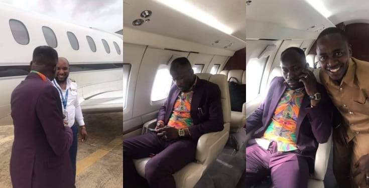 Church members cheer as Apostle Suleman acquires private jet (Video)