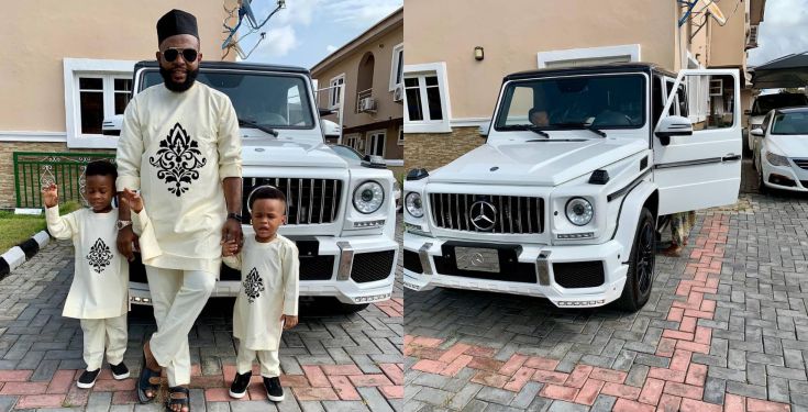 Dbanj's partner, Damian Ifeanyi shows off his brand new 2019 Mercedes Benz G63 AMG (Photos)