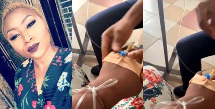 Lady hospitalized after boyfriend dumped her to marry another person