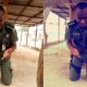 Nigerian soldier seen praying after returning safely from fighting Boko Haram