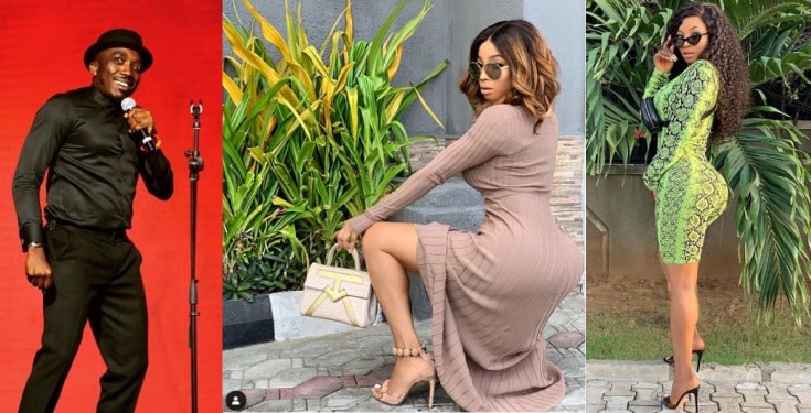 Toke Makinwa slams Bovi for joking about her backside