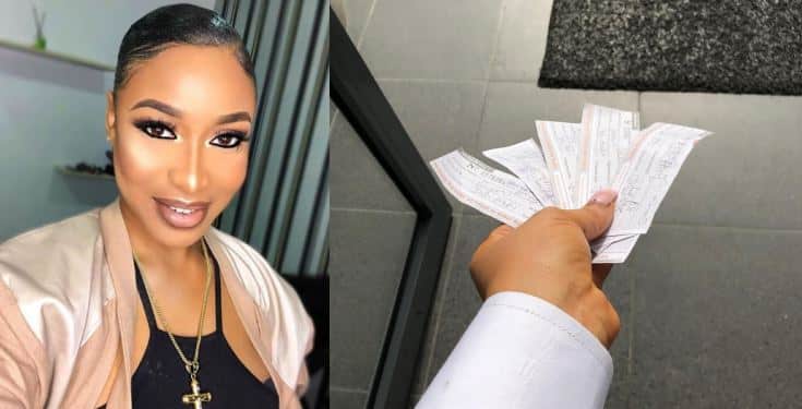 Tonto Dikeh begins the #PayYourDebtChallenge as she pays 5 people's debts