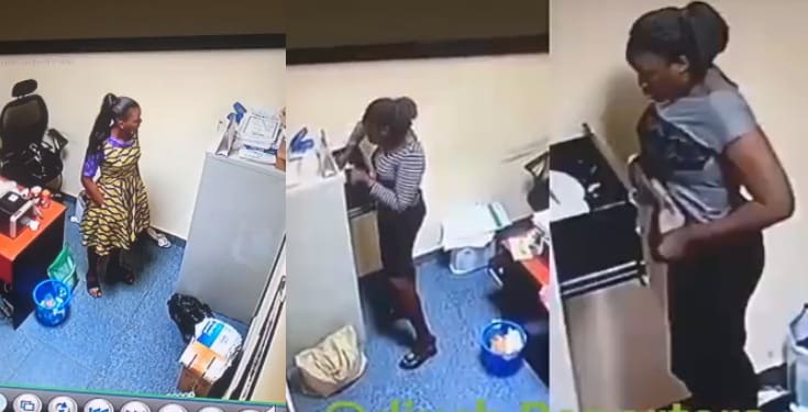 Yabatech student nabbed after stealing over ₦500,000 during her SIWES (Video)