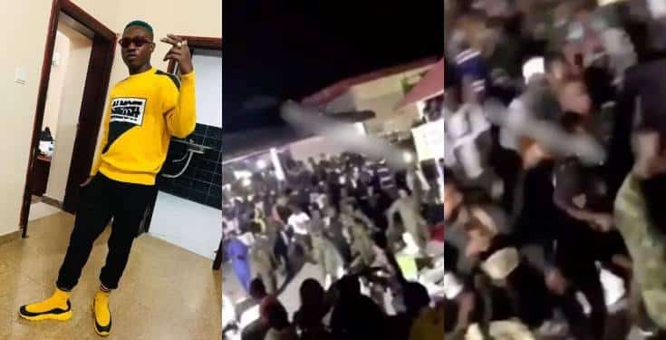 Zlatan Ibile rescued by soldiers after being beaten by rival cultists (Video)