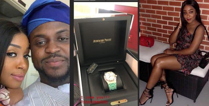 Adewale Adeleke gifts girlfriend a N9million watch for her birthday