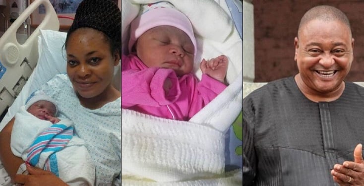 Jide Kosoko's daughter Sola welcomes baby girl