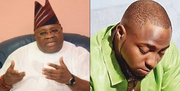 Davido reacts to court's nullification of his uncle Senator Ademola Adeleke