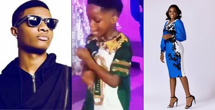 Wizkid’s son entertains his mum’s birthday guests with his legwork