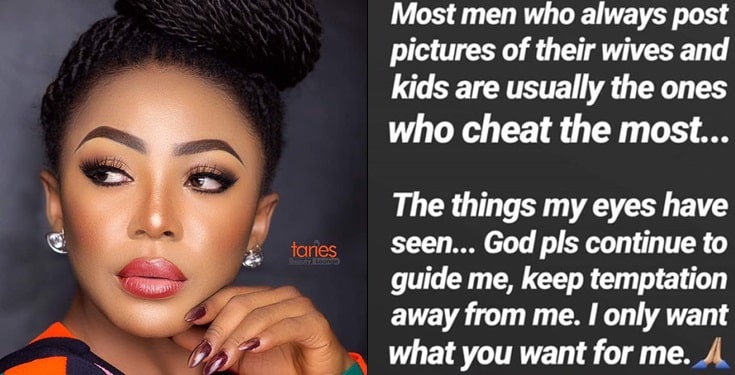 Married men who post their wives and kids’ photos always cheat-  Ifu Ennada