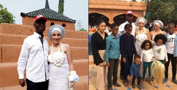 Meet Regina Daniel's Husband, Ned Nwoko's Morrocan Wife & Children 