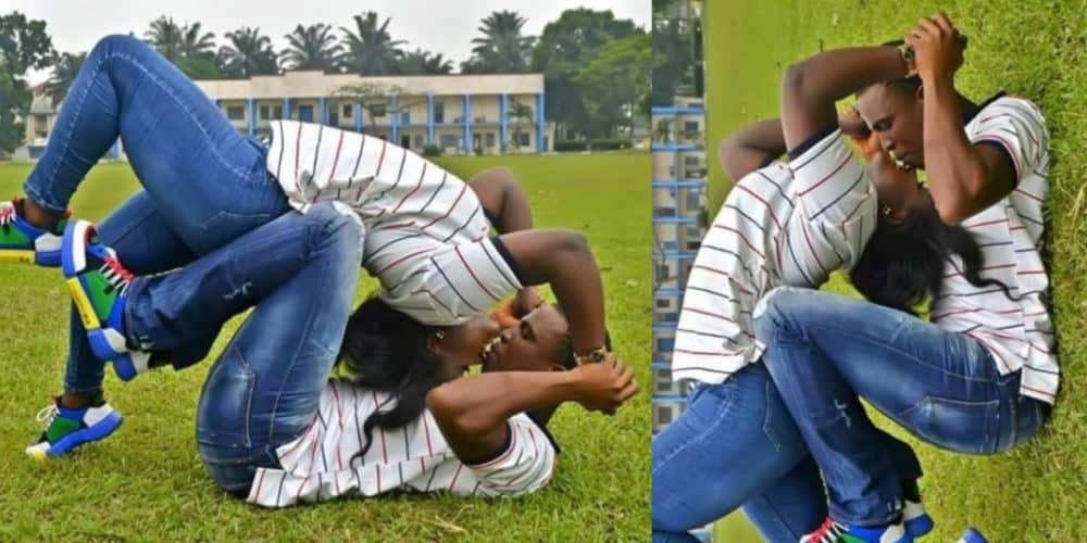 Couple crack up social media users following the release of their awkward pre-wedding photo Couple crack up social media users following the release of their awkward pre-wedding photo