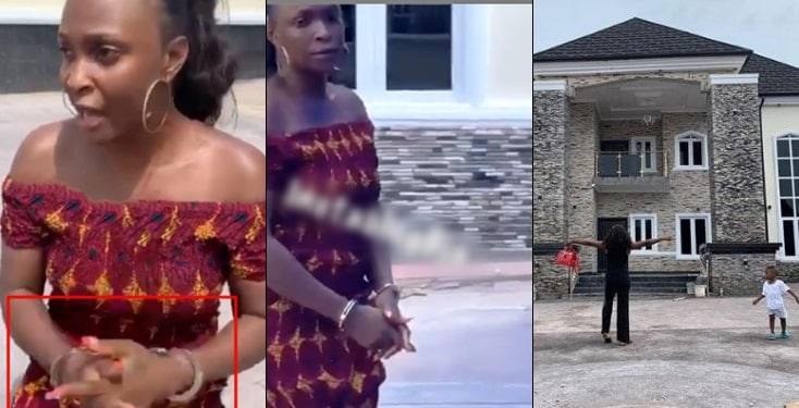 Blessing-Okoro-arrested-by-owner-of-house-she-claimed-was-hers Blessing-Okoro-arrested-by-owner-of-house-she-claimed-was-hers