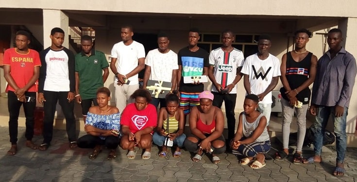 EFCC Arrests 15 Yahoo Boys and Girls in Rivers 