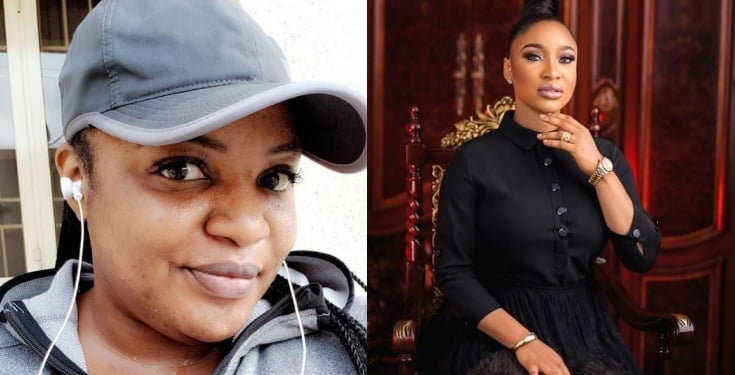 Funke Adesiyan fires back at Tonto Dikeh, calls her a depressed woman